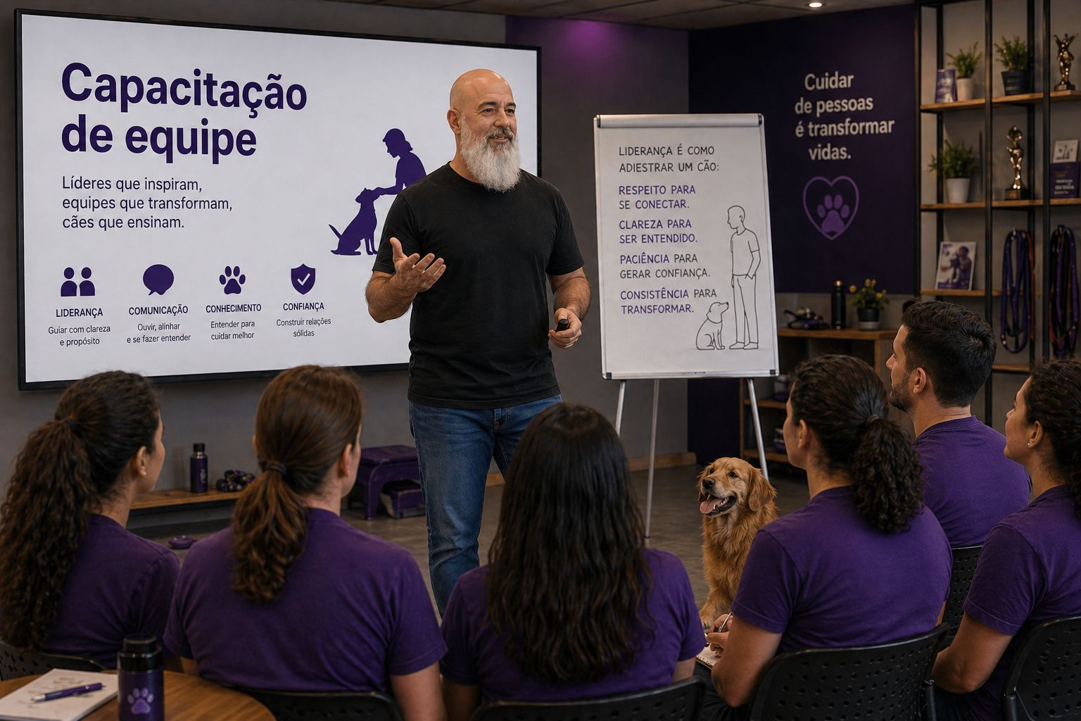 Capacitação de equipes pet